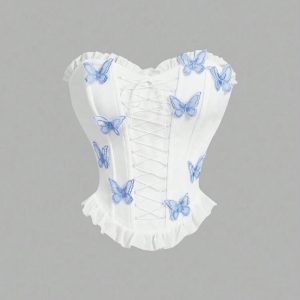 White Corset Fairy Top | تاپ کرست سفید فرشته‌ای