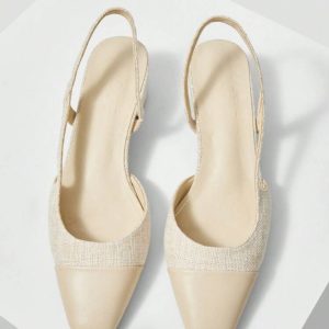 Square Toe Low Heel Shoes | کفش پاشنه کوتاه با پنجه مربعی