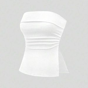 تاپ بندی یقه باندی ساده