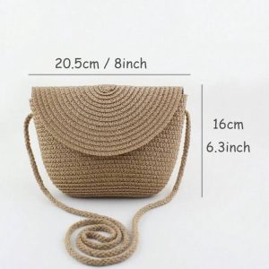 کیف مینیمال مینی حصیری | Mini Minimalist Woven Handbag