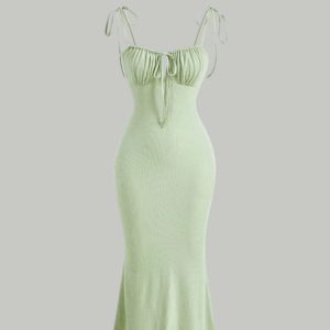 پیراهن با استین پاپیونی | Bow Tie Dress