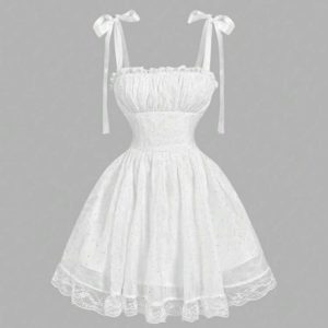 پیراهن تور پاپیونی | Bow Tie Lace Dress