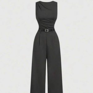 سرهمی خاکستری | Gray Jumpsuit