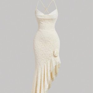 پیراهن یقه هفت | V-Neck Dress