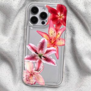 قاب گوشی با طرح گل لیلیوم | Lily Flowers Pattern Case